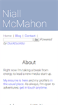 Mobile Screenshot of niallmcmahon.com